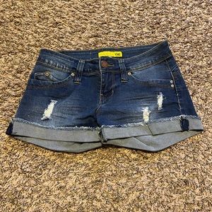 YMI WannaBettaButt Denim Jean Shorts